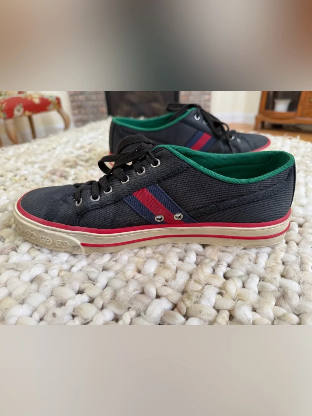 Gucci Tennis 1977 Men’s Canvas Sneaker.